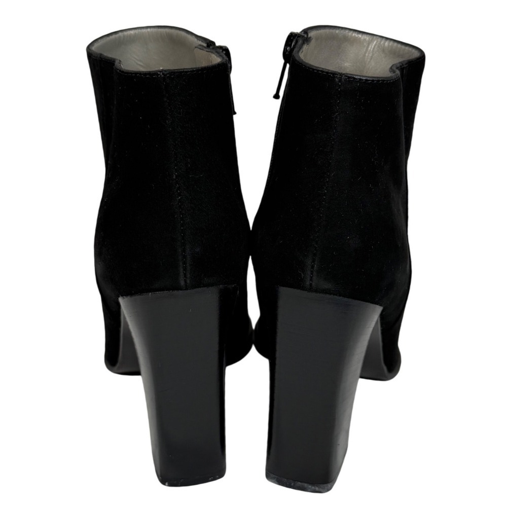 PRADA Black Suede Booties, Size 8 - Picture 3 of 15